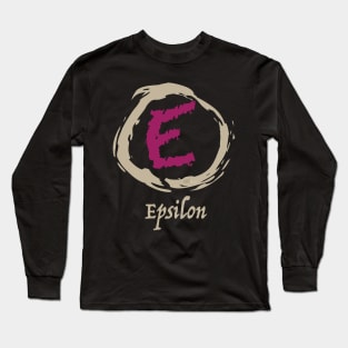 Greek Epsilon Long Sleeve T-Shirt